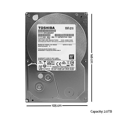 2TB Internal Hard Disk Drive - Free Shipping
