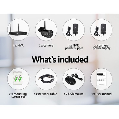 1080P 4CH Wireless Security Camera NVR Video - Brand New - Free Shipping