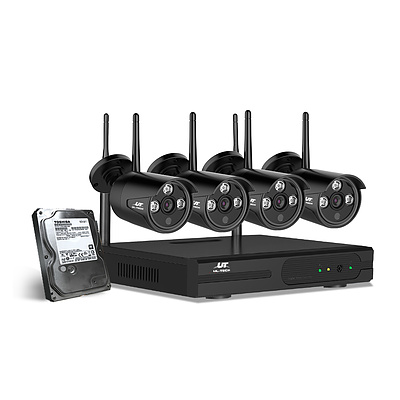 1080P 4CH Wireless Security Camera NVR Video - Brand New - Free Shipping