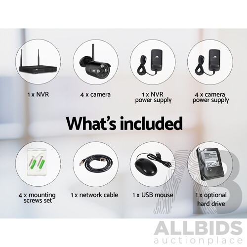 1080P 8CH Wireless Security Camera NVR Video - Brand New - Free Shipping