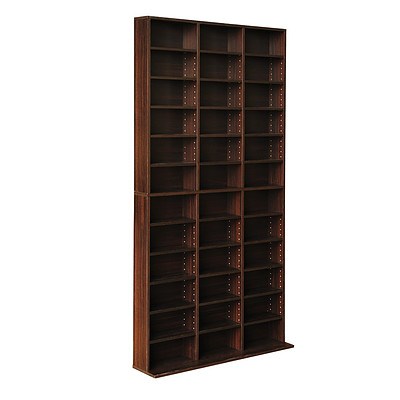 1116 CD Storage Shelf Rack Unit - Expresso - Free Shipping