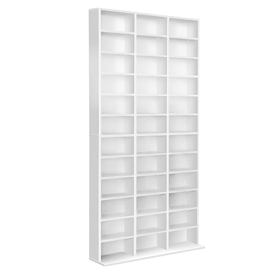 1116 CD Storage Shelf Rack Unit - White - Brand New - Free Shipping