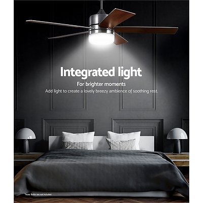 52'' Ceiling Fan w/Light Wall Control 2-sided Blades - Brand New - Free Shipping