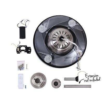 42'' Ceiling Fan Light With Remote Control Fans Lamp Modern Retractable Blade - Brand New - Free Shipping