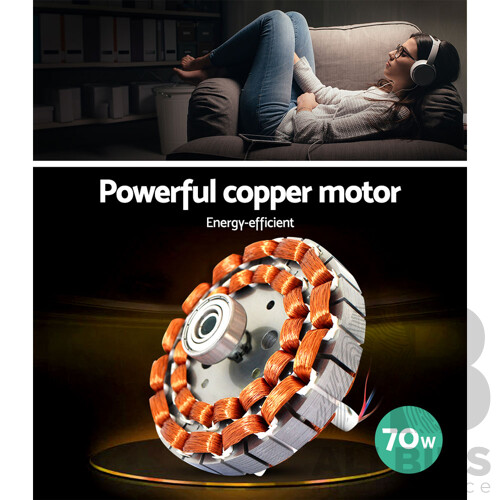 52 Ceiling Fan - Black