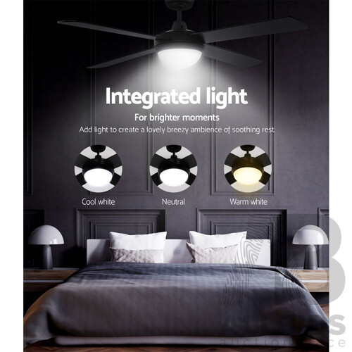 52 Ceiling Fan - Black