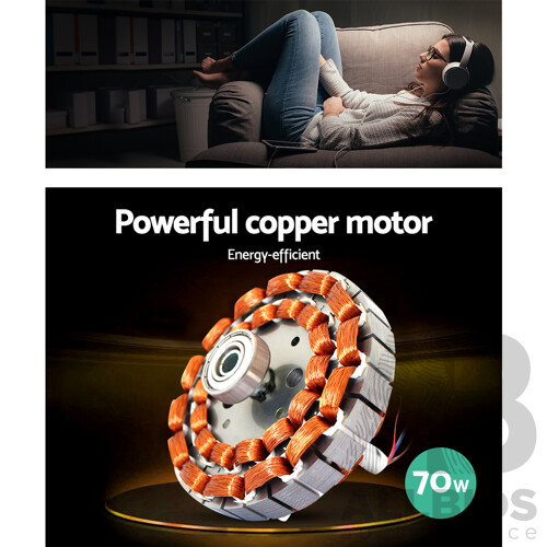 52 Ceiling Fan with Light Silver