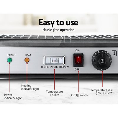 Commercial Food Warmer Pie Hot Display Showcase Cabinet Stainless Steel - Brand New - Free Shipping