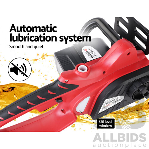 Giantz 20V Cordless Chainsaw - Black and Red - Free Shipping