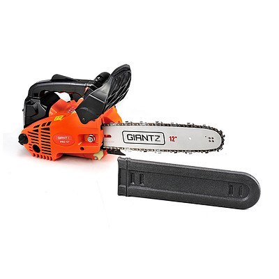 25CC Commercial Petrol Chain Saw - Orange & Black - Free Shipping