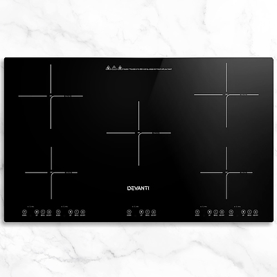 Induction Cooktop 90cm Electric Hob Stove Cooker Ceramic Black Glass - Brand New - Free Shipping