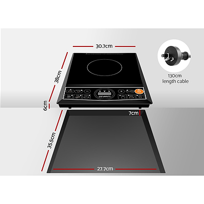 Portable Single Ceramic Electric Induction Cook Top - Black - Brand New - Free Shipping