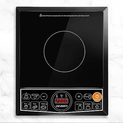Portable Single Ceramic Electric Induction Cook Top - Black - Brand New - Free Shipping