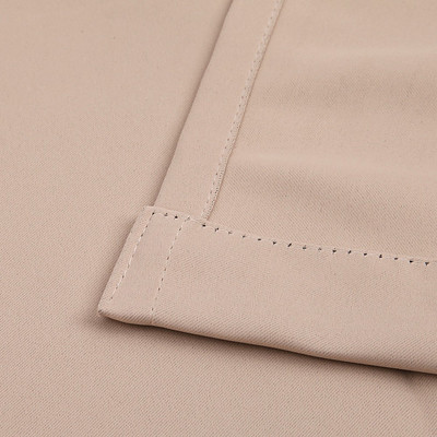 Set of 2 240 x 230cm Block Out Curtains - Latte