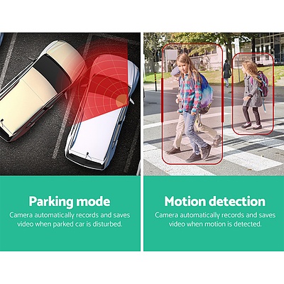 4.3 " Mirror Dash Camera 1080p HD Car Cam Recorder Rear-view Vehicle Camera WDR - Brand New - Free Shipping