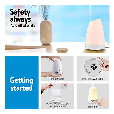 120ml 4 in 1 Aroma Diffuser - White - Brand New - Free Shipping
