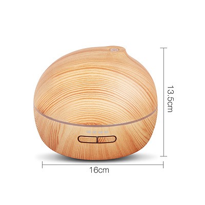 300ml 4 in 1 Ultrasonic Aroma Diffuser - Light Wood - Free Shipping
