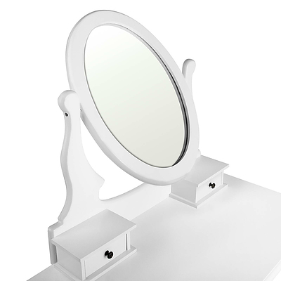 3 Drawer Dressing Table with Mirror White - Brand New - Free Shipping