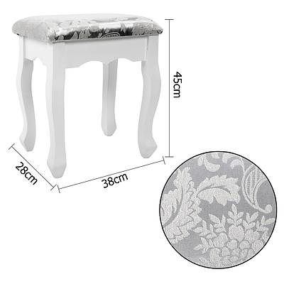 3 Drawer Dressing Table with Mirror White - Brand New - Free Shipping