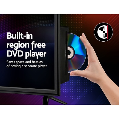 24 Inch LED TV Combo Built-In DVD Player DC 12V Caravan Boat USB - Brand New - Free Shipping