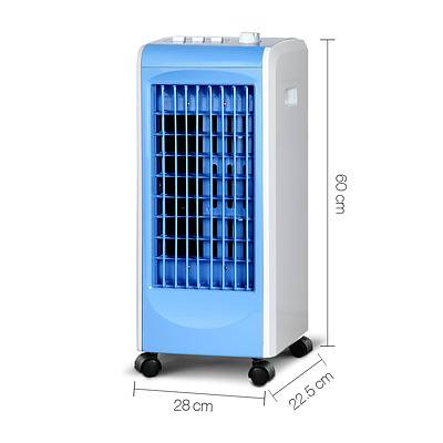Portable Air Cooler and Humidifier Conditioner - White & Blue - Free Shipping