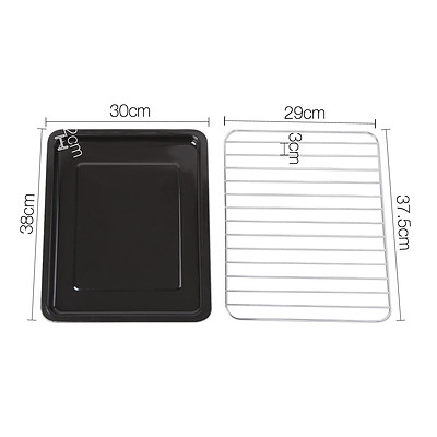 34L Portable Convection Oven - Black