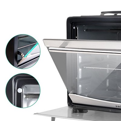 34L Portable Convection Oven - Black