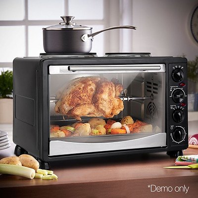 34L Portable Convection Oven - Black