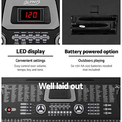 61 Keys LED Electronic Piano Keyboard - Brand New - Free Shipping