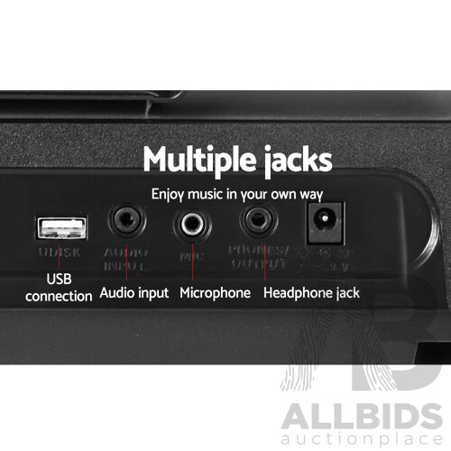 61 Keys Electronic Piano Keyboard LED Electric w/Holder Music Stand USB Port - Brand New - Free Shipping