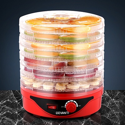 Food Dehydrator with 7 Trays - Red - Brand New - Free Shipping