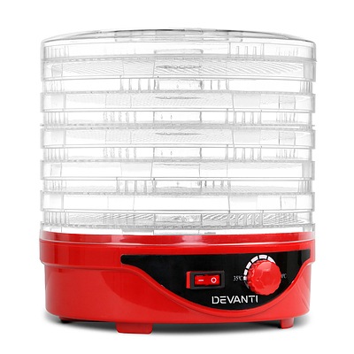 Food Dehydrator with 7 Trays - Red - Brand New - Free Shipping