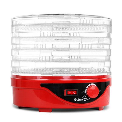 Food Dehydrator with 5 Trays - Red - Brand New - Free Shipping