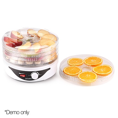 Food Dehydrator with 5 Trays - White - Brand New - Free Shipping