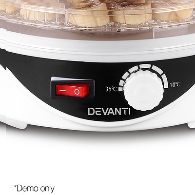 Food Dehydrator with 5 Trays - White - Brand New - Free Shipping