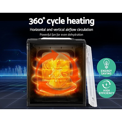 9 Tray Food Dehydrators Commercial Beef Jerky Maker Fruit Dryer Black - Brand New - Free Shipping