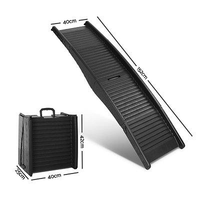 Portable Folding Pet Ramp for Cars - Black - Brand New - Free Shipping