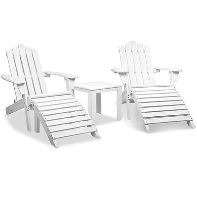 Adirondack Chairs & Side Table Set - Brand New - Free Shipping