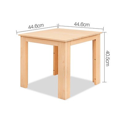 3 Piece Outdoor Wooden Lounge Chair and Table Set - Free Shipping