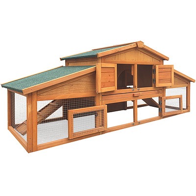 2 Storey Wooden Hutch - Brand New - Free Shipping