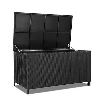 320L Outdoor Wicker Storage Box - Black - Brand New - Free Shipping