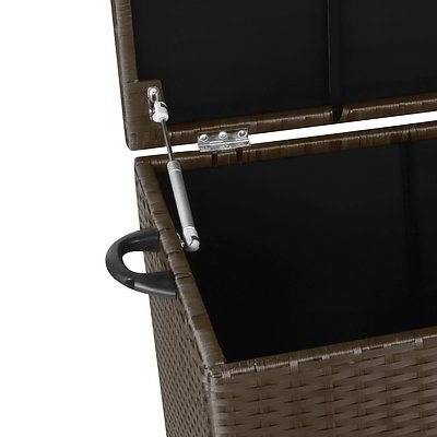 320L Outdoor Wicker Storage Box - Brown