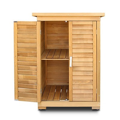 Portable Wooden Garden Storage Cabinet - Brand New - Free Shipping