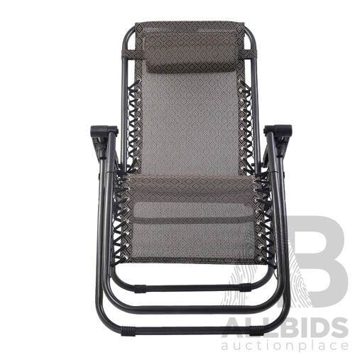 Outdoor Portable Zero Gravity Reclining Chair - Beige - Free Shipping - Brand New - Free Shipping