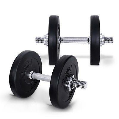 Everfit 15KG Dumbbell Set Weight Dumbbells Plates Home Gym Fitness Exercise - Brand New - Free Shipping