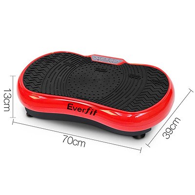 Vibration Machine Plate Platform Body Shaper Home Gym Fitness Red - Brand New - Free Shipping