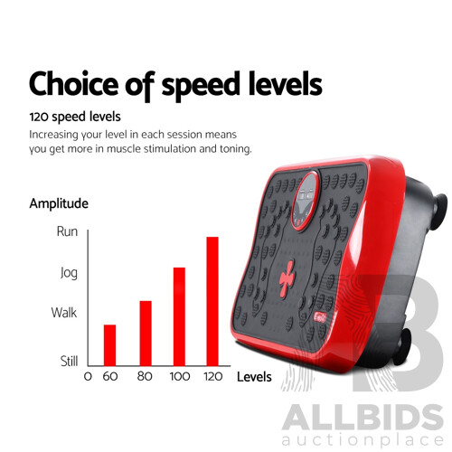 Everfit Vibration Machine Machines Platform Plate Vibrator Exercise Fit Gym Home - Brand New - Free Shipping