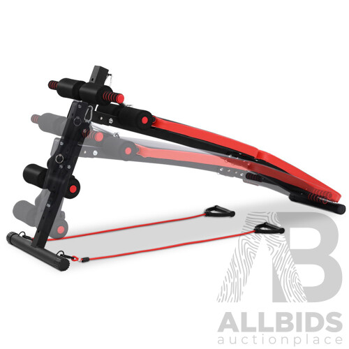 Everfit Adjustable Sit Up Bench Press Weight Gym Home Exercise Fitness Decline - Brand New - Free Shipping