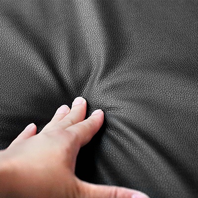 2-seater Adjustable Lounge Sofa - Black