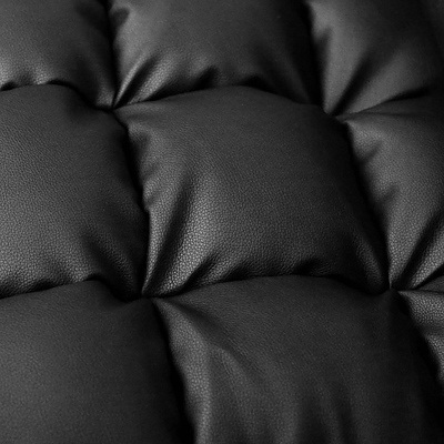 2-seater Adjustable Lounge Sofa - Black